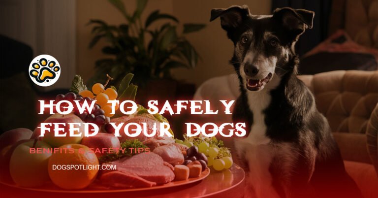 how to safely feed your dog