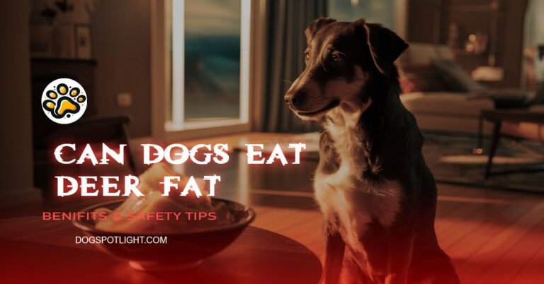 can dogs eat deer fat